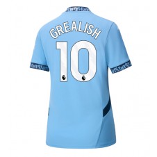 Manchester City Jack Grealish #10 Hjemmedrakt Kvinner 2024-25 Kortermet